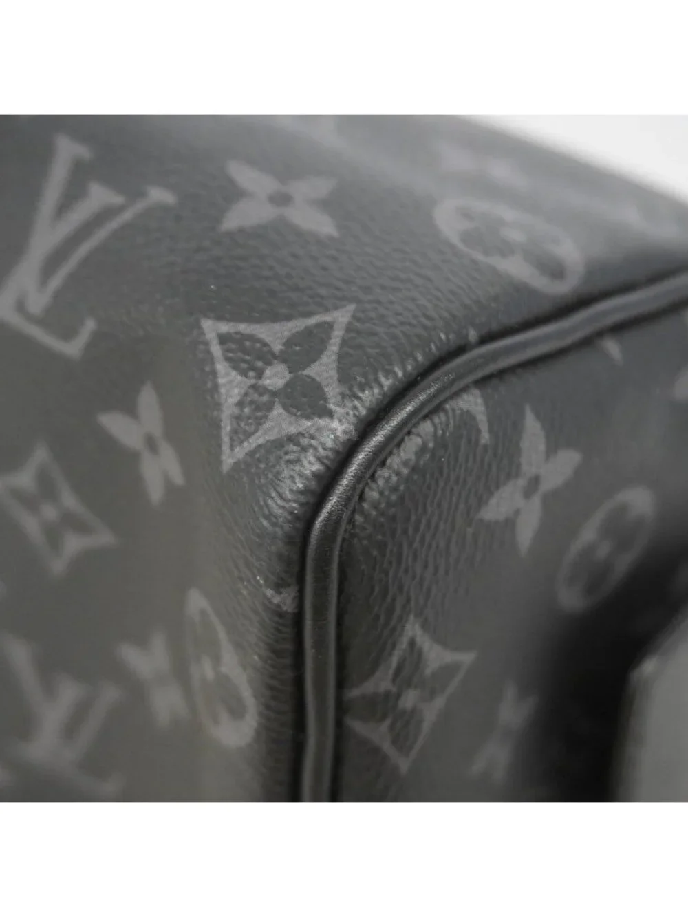 Louis Vuitton Handbag Monogram Eclipse Dopp Kit Black